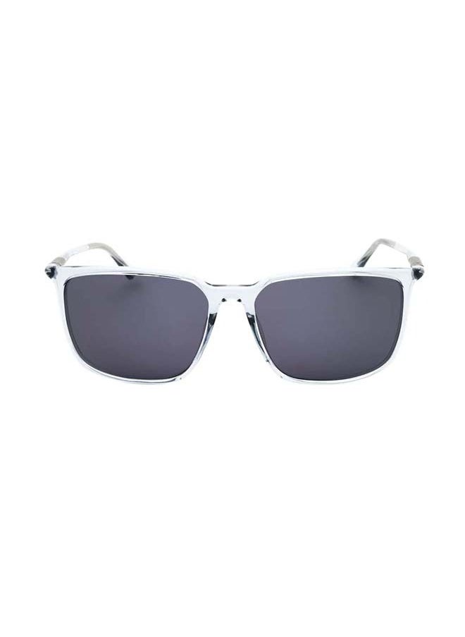 CALVIN KLEIN - نظارة شمسية مستطيلة معدلة بحقن حيوي كاملة الحواف Ck22522S 5916 070 كريستال - Image 1