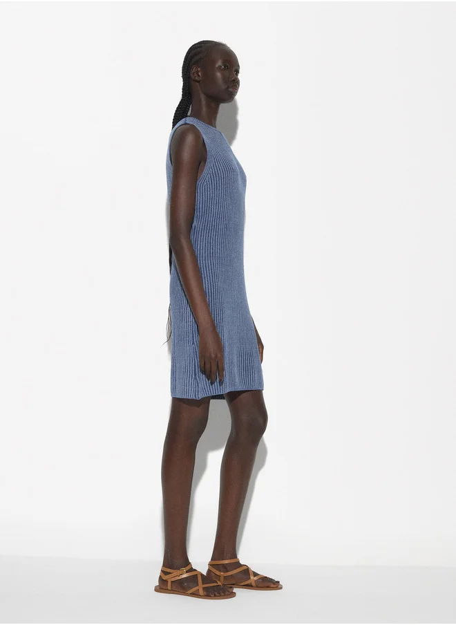 PARFOIS Short Knitted Dress