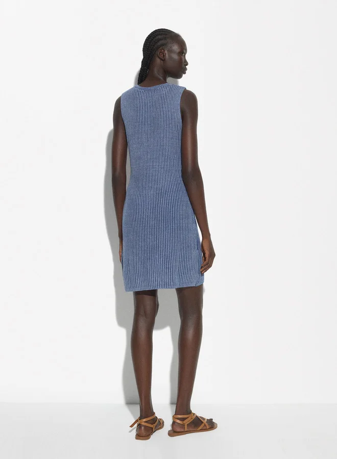 PARFOIS Ribbed Knit Dress