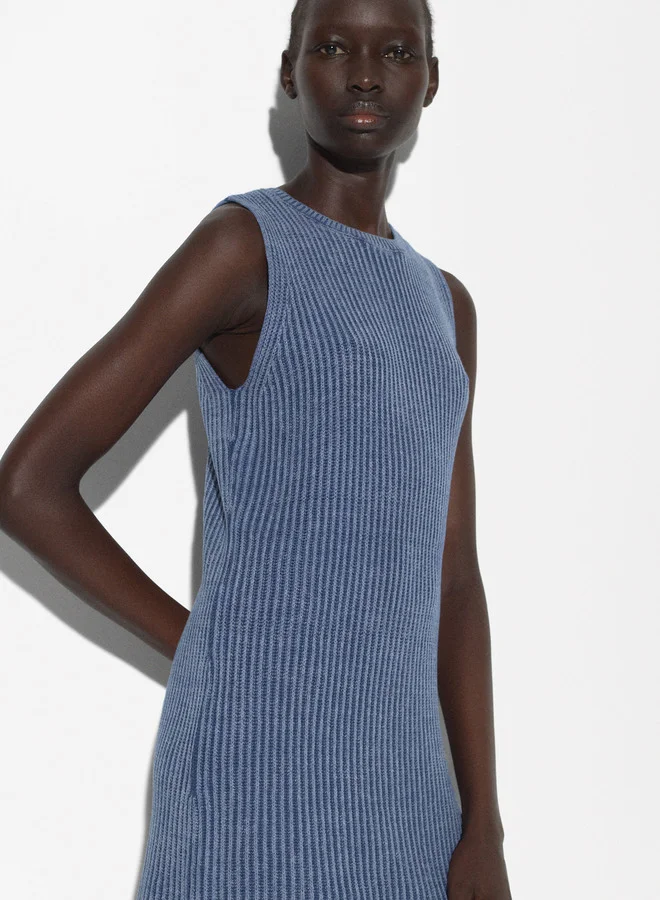 PARFOIS Ribbed Knit Dress