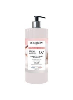 Doliderm Paris  Creamy Shower Gel 338 Fl Oz Fresh Cotton 