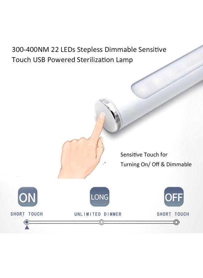 نيبمينينت UV Cabinet Lamp Light Silver 31x3x4.5cm - Image 2