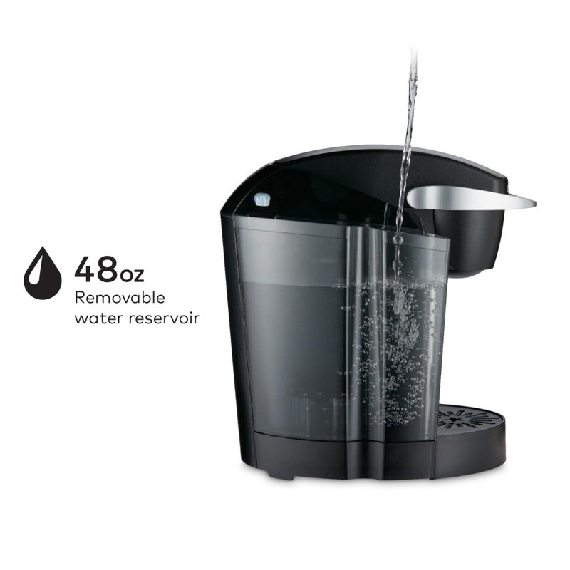 Keurig K-Classic Single Serve K-Cup Pod Coffee Maker, with 3 Brew Sizes, 48oz Removable Reservoir, Black - Image 5