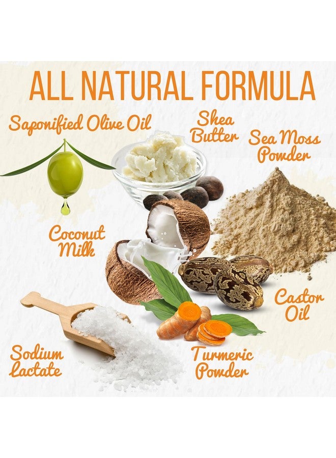 Herblov Turmeric Soap Bar For Face & Body - Natural Turmeric Skin Soap Wash For Dark Spots, Intimate Areas, Underarms - Turmeric Brightening Face Soap Cleanses Skin, Great For Acne, Scars - Image 4