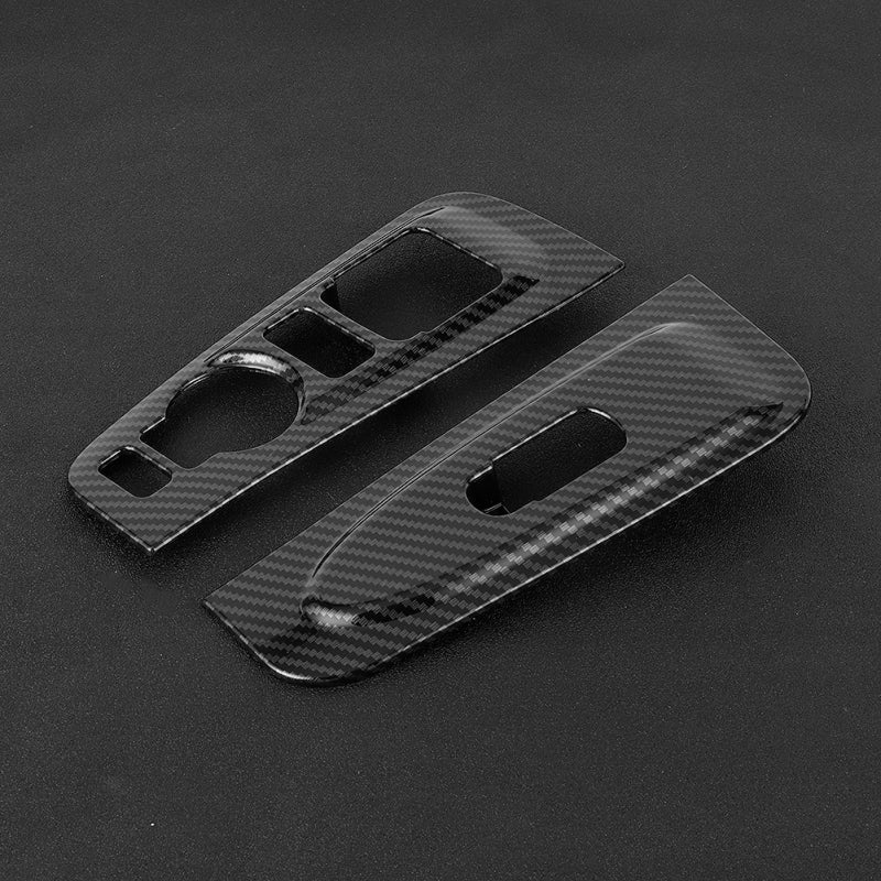 Carbon Fiber Window Armrest Trim: Self Adhesive ABS Material - Gloss Scratch Resistant Car Interior Trim for Hyundai Grand Starex H1 2019 - Image 5