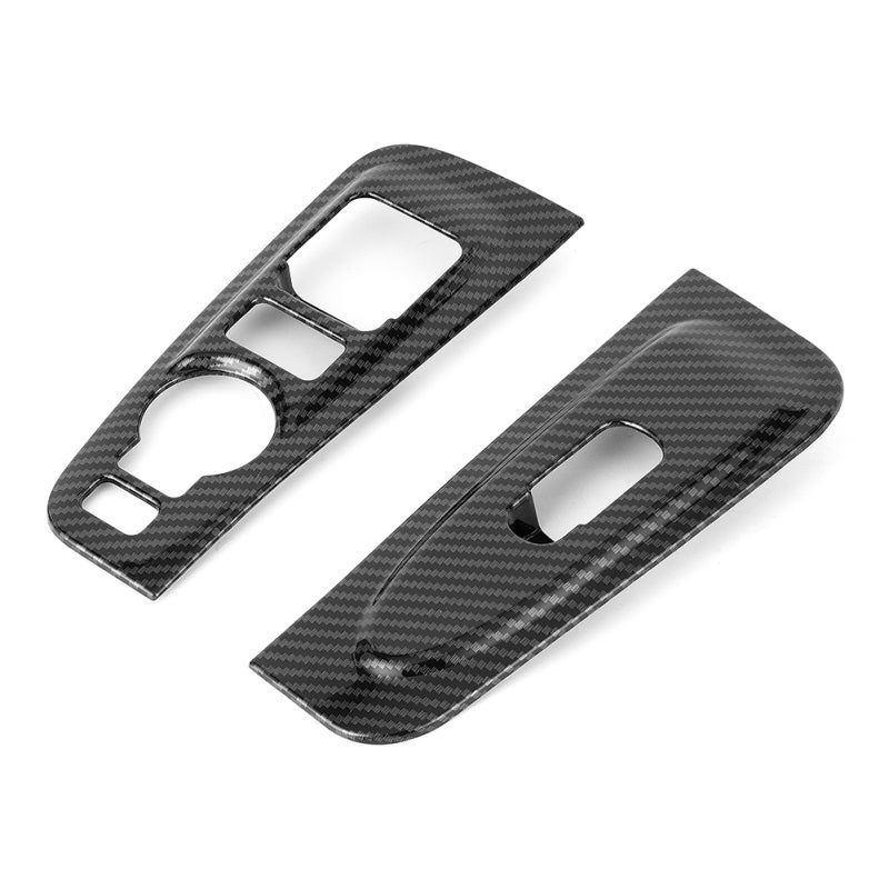 Carbon Fiber Window Armrest Trim: Self Adhesive ABS Material - Gloss Scratch Resistant Car Interior Trim for Hyundai Grand Starex H1 2019 - Image 3