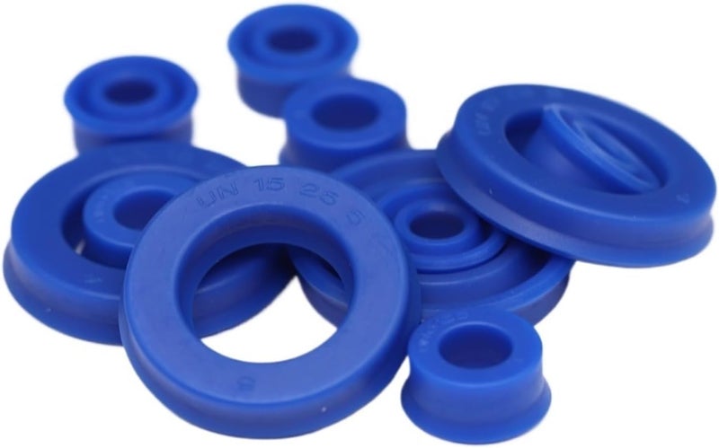 UN 28 30 31.5 32 33 Mm ID Blue Polyurethane PU Hydraulic Radial Shaft Piston Rod U/Y Lip O Ring Gasket Oil Seal(UN32x43x6) - Image 2