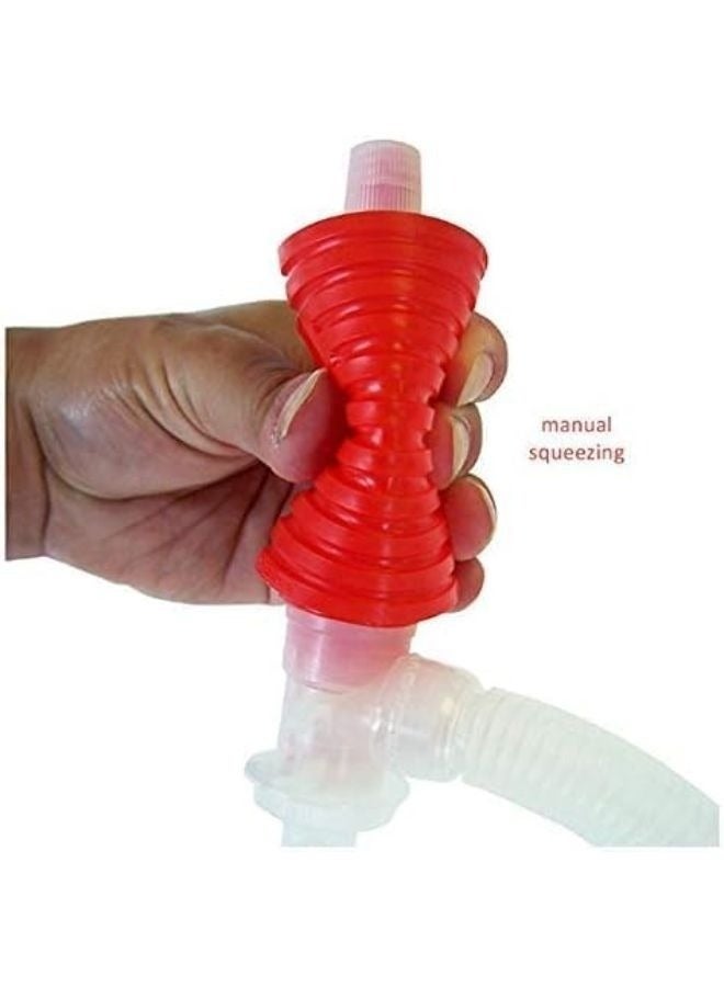 Hand Pump for Liquid Transfer Pump Siphon Pump, Manual Suction Pipe Pump for Liquid Transfer and Travel, Portable Car Oil Suction Tube Pump - Image 3