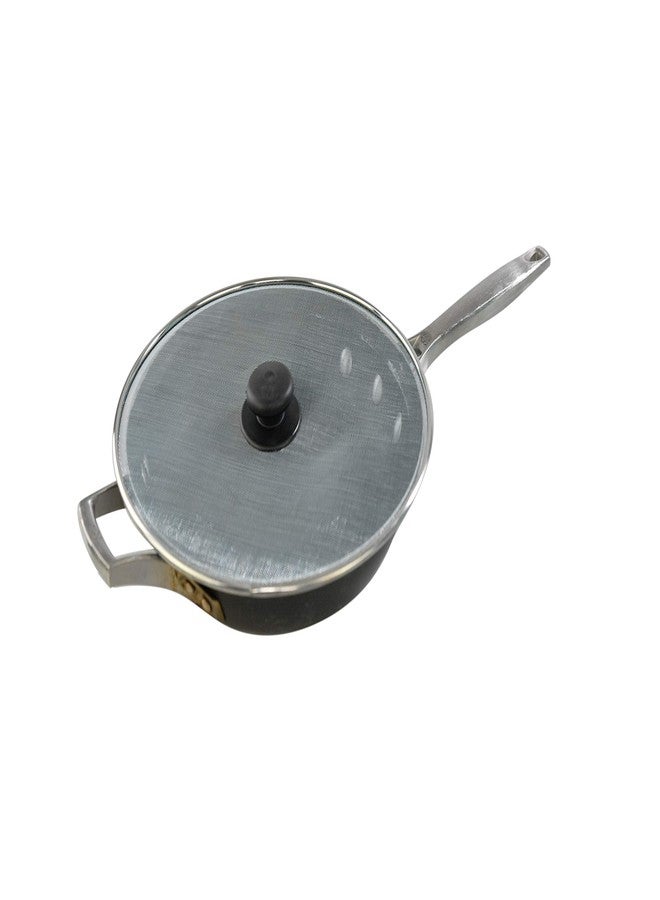 هوم-إكس واقي تناثر الزيت للمقالي من HOME-X، غطاء مضاد للتناثر بشبكة من الفولاذ المقاوم للصدأ، واقي تناثر الزيت للمقلاة، طقم من قطعتين، قطر 11 ¼ بوصة وقطر 9 ¾ بوصة. - Image 3