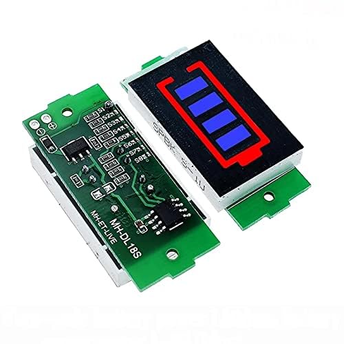 SpiderJuice 1Pc Lithium Battery Indicator 18650 Level Lead Acid Green Digital Battery Capacity Indicator Charge Level Lead-Acid LED Tester - Image 1