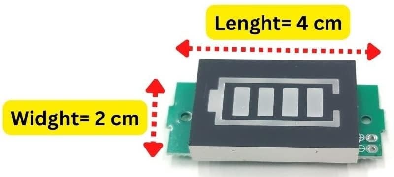 SpiderJuice 1Pc Lithium Battery Indicator 18650 Level Lead Acid Green Digital Battery Capacity Indicator Charge Level Lead-Acid LED Tester - Image 3