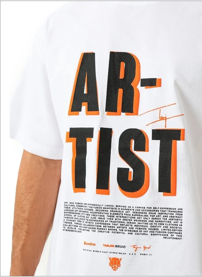 Tanjim Squad  TANJIM SQUAD - ARTIST T-SHIRT WHITE for Men | Best Price UAE