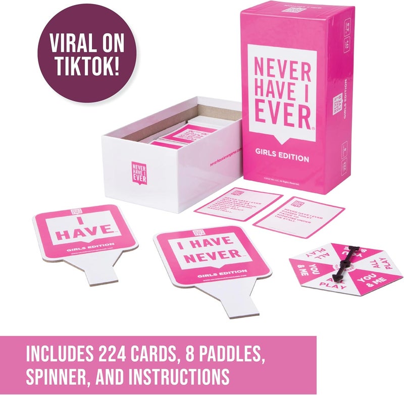 Never Have I Ever - The Ultimate Party Game for Bachelorette Parties, Ladies’ Nights, Girlfriends’ Game Nights, and Social Gatherings | Paddles Included | Intended for Mature Adult Women Ages 17+ - Image 2