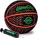 GlowCity Glow in The Dark Basketball Size 7 Light Up Ball for Teen Boys Gifts Adults Red Glow for Outdoor Games Sports Birthday Gift Ideas for Boys Ages 12 13 14 15 Basketball Gear Accessories - Image 3