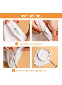 SUPVOX Supvox® Kitchen Nut Milk Bag Thai Tea Strainer Reuseable Fabric Straining Bag with Stainless Steel Handle Detachable Straining Bag Design Utility Straining Bag for Milk Tea, Cheese-Making  - Image 3