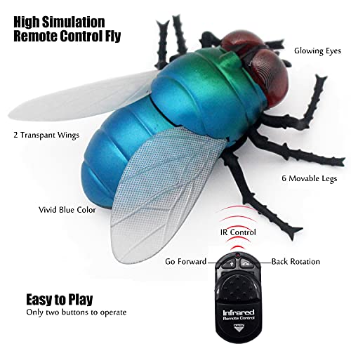 Tipmant RC Fly Remote Control Mosca Toy Realistic Electronic Animal Fake Insect Car Vehicle Kids Birthday Gifts - Image 2
