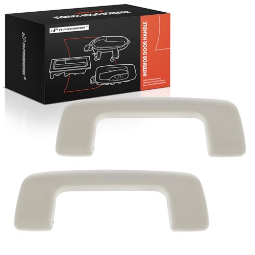 A-Premium APremium 2Pcs Interior Grab Handles Compatible with Ford Fusion 20062009 Lincoln MKZ 20072012 Zephyr 2006 Mercury Milan 20062011 Beige Front Driver and Passenger Side - Image 1