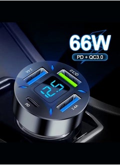 Joyeworld 4 In 1 USB Car Charger QC3.0 PD20W  - Image 1