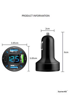 Joyeworld 4 In 1 USB Car Charger QC3.0 PD20W  - Image 5