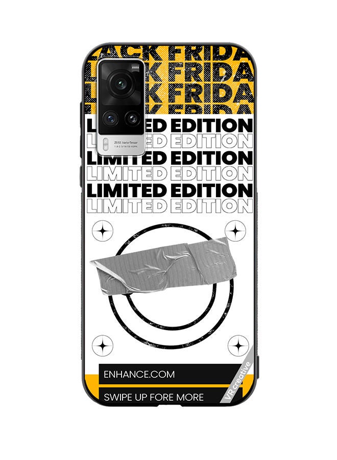 VR CREATIVE Protective Case Cover For Vivo X60 Pro Black Friday Design Multicolour - Image 1