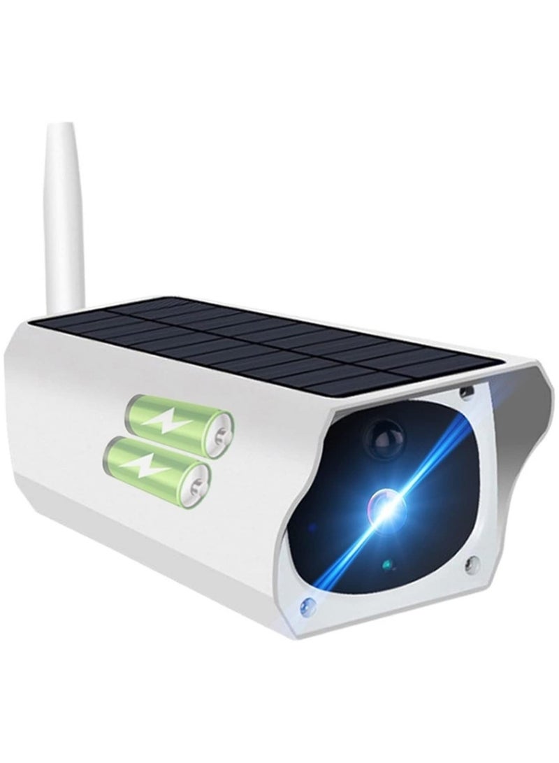 AROAQ Solar Security Cameras Wireless Outdoor 1080p HD Wireless Solar Wifi Camera Smart Home Security Surveillance Outdoor Camera CCTV Video Monitor Motion Detection IP Cam For Security (With 128GB Card) - Image 2