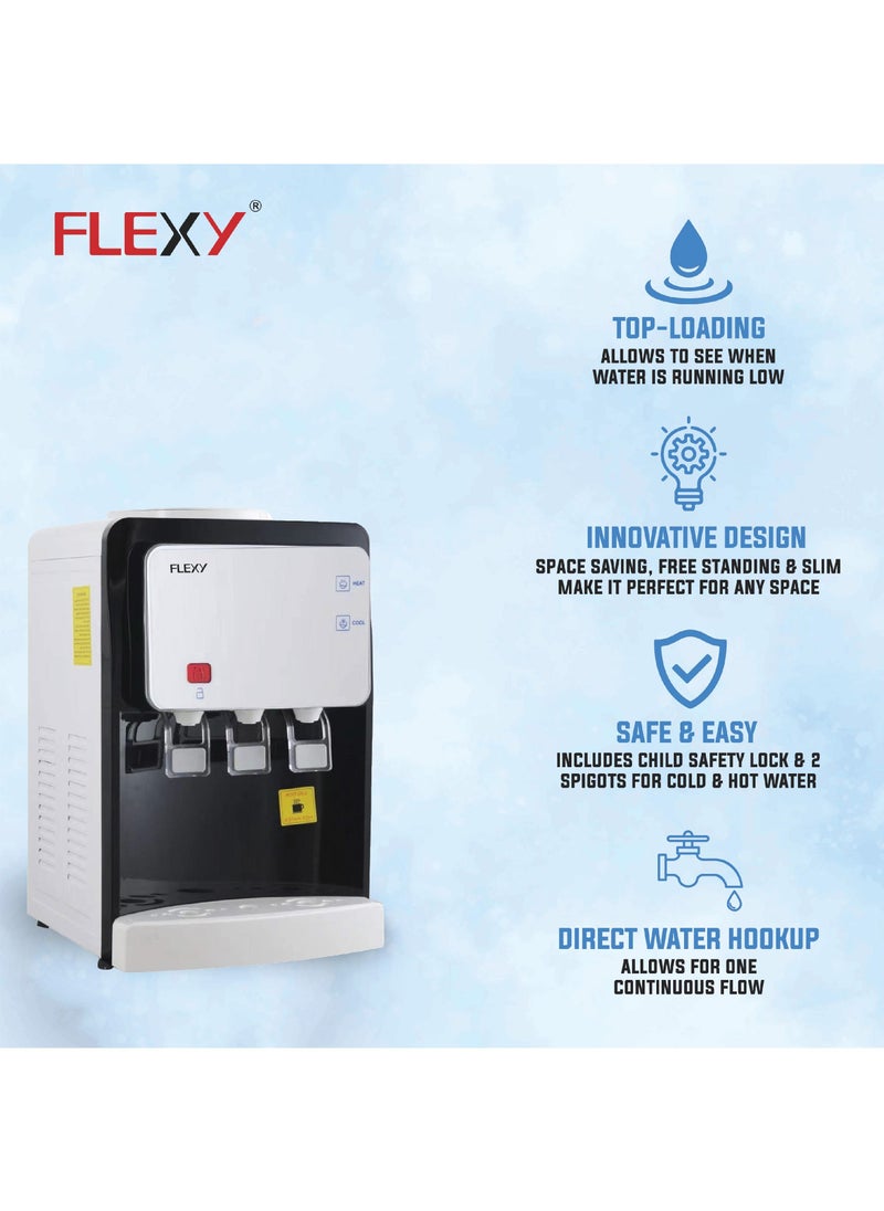 Flexy - Hot And Cold Function Water Dispenser With Push Tank - Image 1