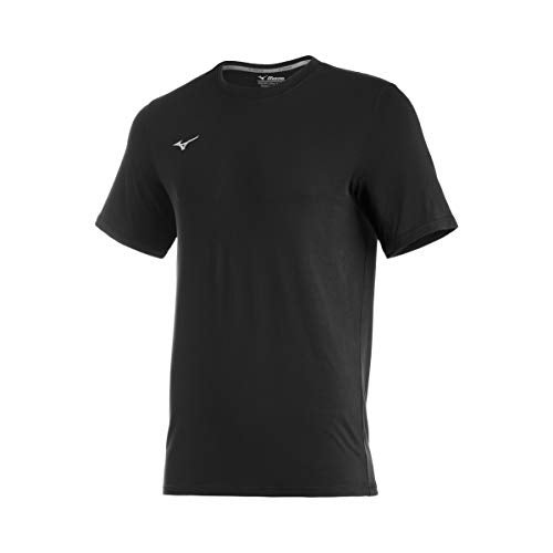 Mizuno Youth Comp Diamond Short sleeve Crew Black XLarge - Image 1