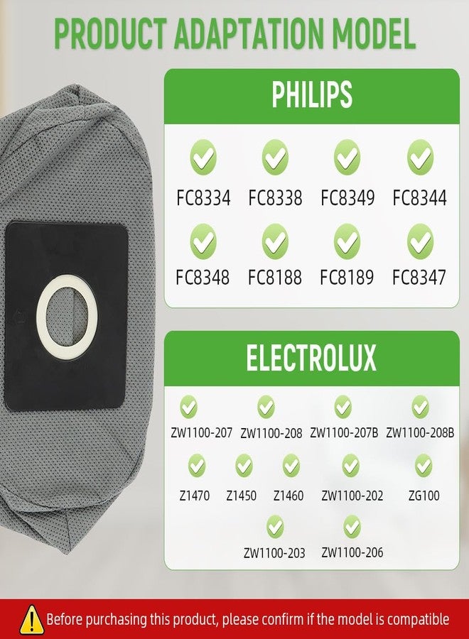 Verilux® Spare Dust Bag for Philips/Electrolux Vacuum Cleaner 11x10cm - Image 3