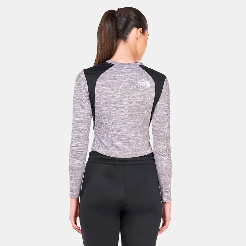 ذا نورث فيس تيشيرت ماونتن اثيليتكس بأكمام طويلة للنساء