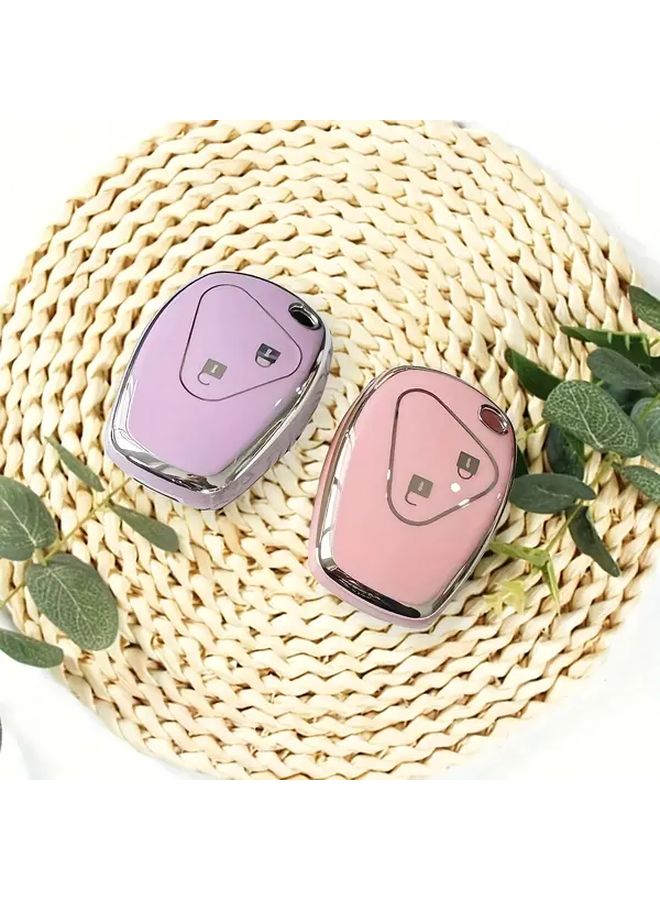 Black TPU Car Key Case Shockproof Scratch Resistant Anti Slip Grip Modern Design - Image 3