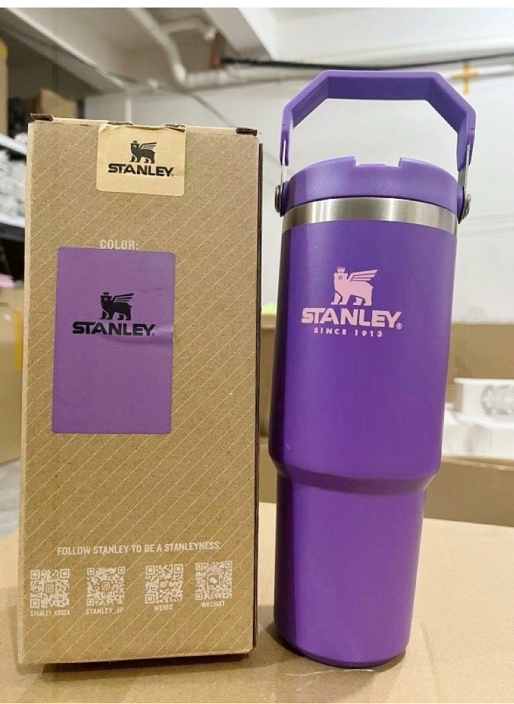 Stanley - Stainless Steel Tumbler - Vacuum Insulated Water Bottle for Home, Office or Car Reusable Cup with Straw Leak Resistant Flip Cold for 12 Hours or Iced for 2 Days, 30oz - Image 1