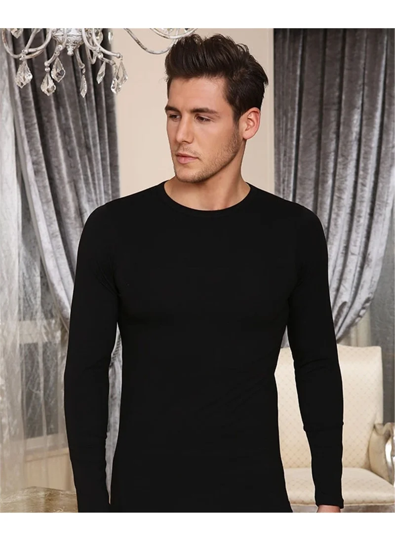 Berrak 1025 Zero Collar Long Sleeve Men's Bodysuit