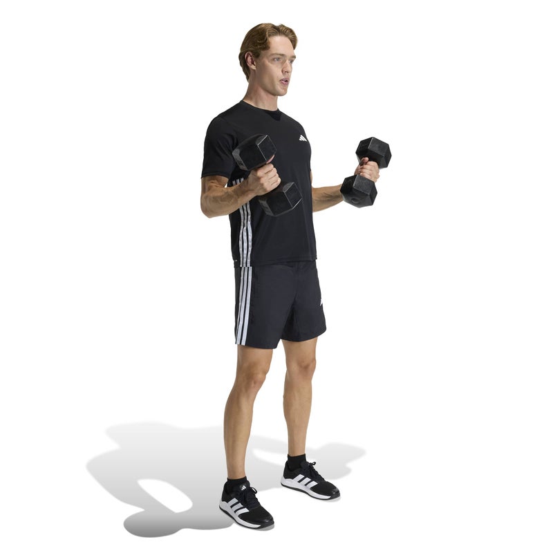 adidas Workout Essentials 3-Stripes Woven Shorts - Image 5