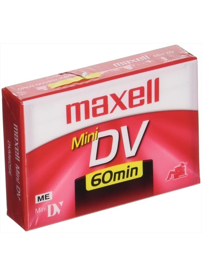 Maxell 298012 Advanced Digital Picture Technology 60 Minute Recording SPmode Time Mini DVD Cassette - Image 1