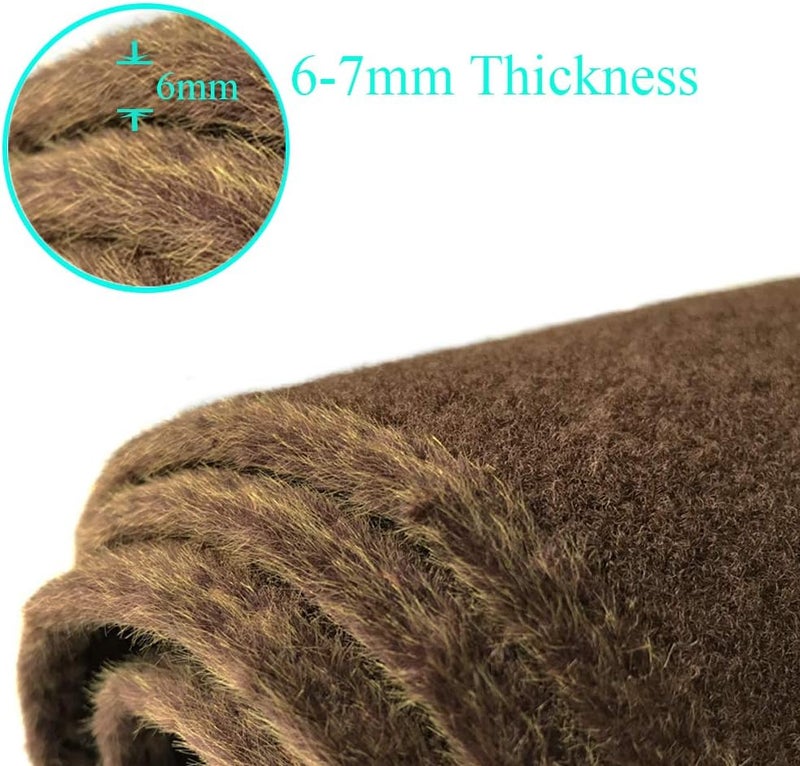 AKMOTOR Dash Cover Mat for 2007-2014 GMC Yukon & 2007-2013 Chevy Silverado (Brown) - Image 3