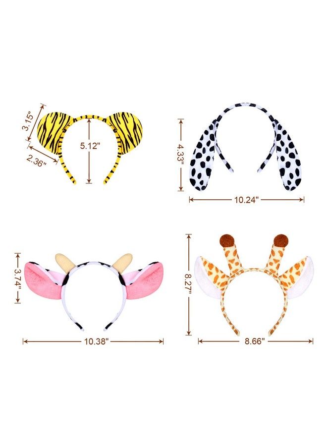 WILLBOND 16 Pieces Animal Headbands Jungle Safari Party Favors Wild One Birthday Decorations Photo Booth Props Animal Hair Hoop For Kids Adults Animal Cosplay Birthday Theme Party Supply Stage Performance - Image 5