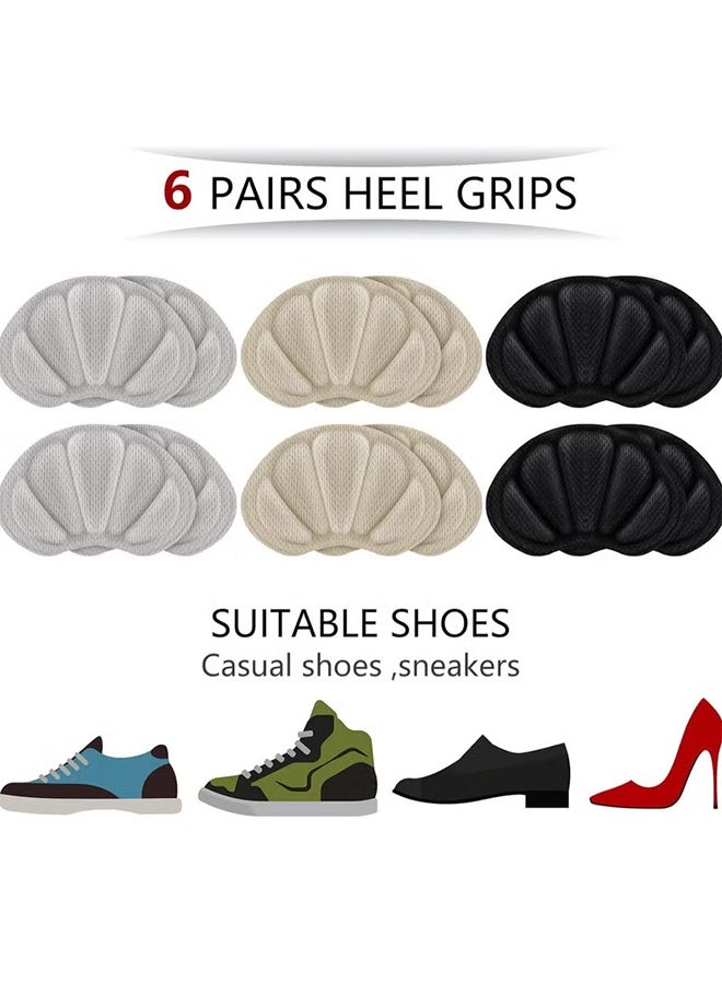 Jamal Heel Grips Liner, Cushions Heel Pads Insert Prevent Too Big, Slipping, Blisters, Filler For Loose Shoe Fit - Image 4