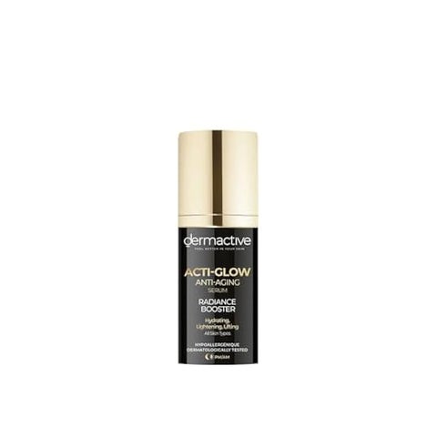 DERMACTIVE Acti-Glow Serum – Brightening & Hydrating Face Serum With Vitamin C, Hyaluronic Acid & Niacinamide | 30ml