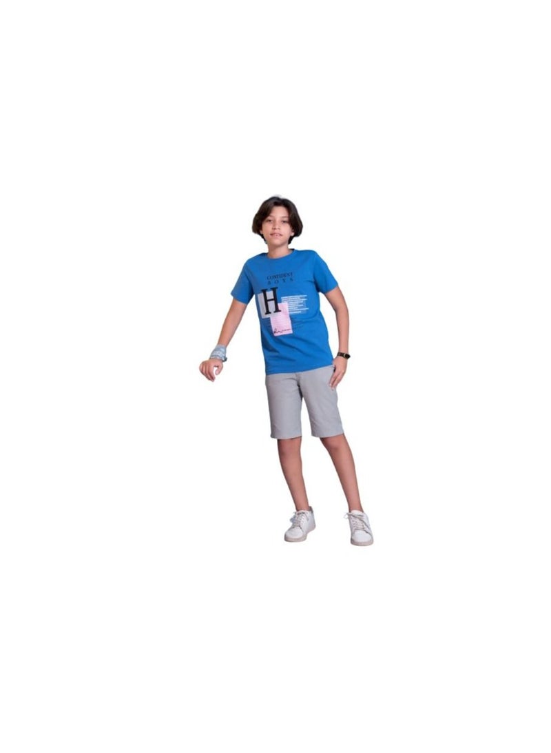 Blue T-shirt for boys