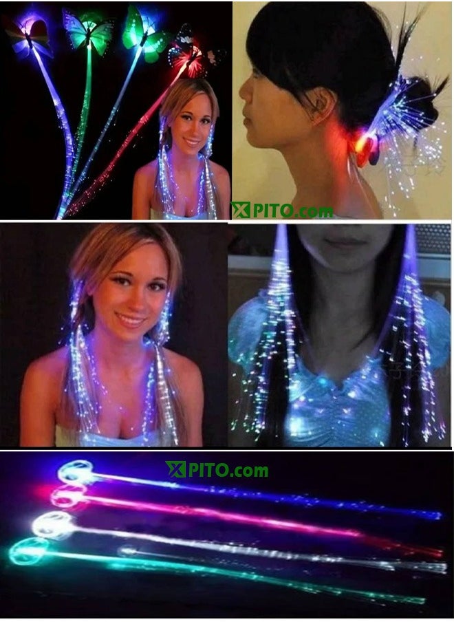 Generic - Luminous hair strands for celebrations, birthdays, and special occasions. Random shapes - Image 1