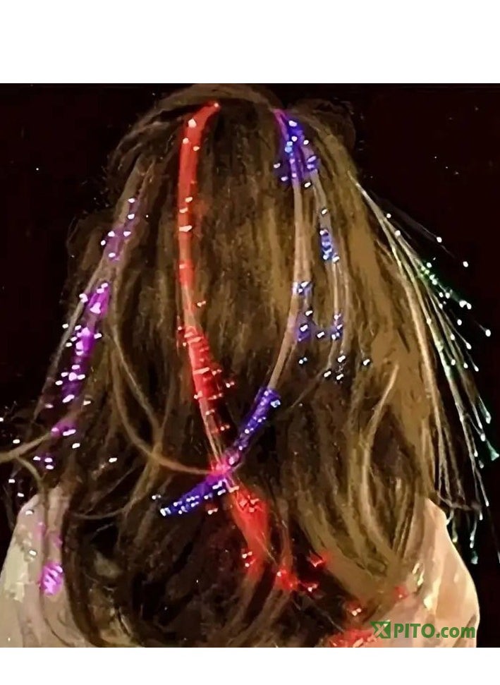 Generic - Luminous hair strands for celebrations, birthdays, and special occasions. Random shapes - Image 1