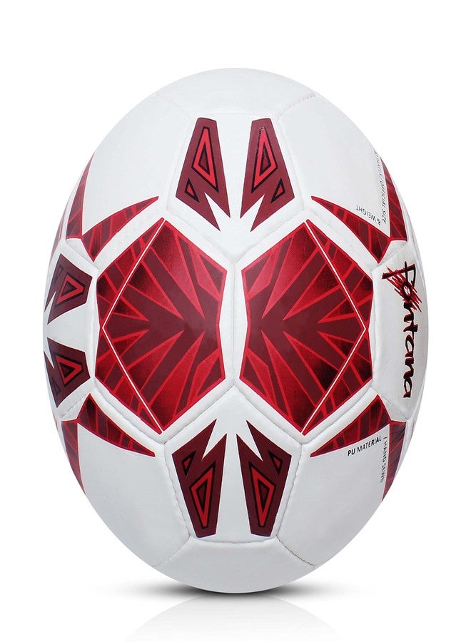 Belco Sports Red Fontana 3Ply 1m PU 32 Panel Football Size 5 - Image 2