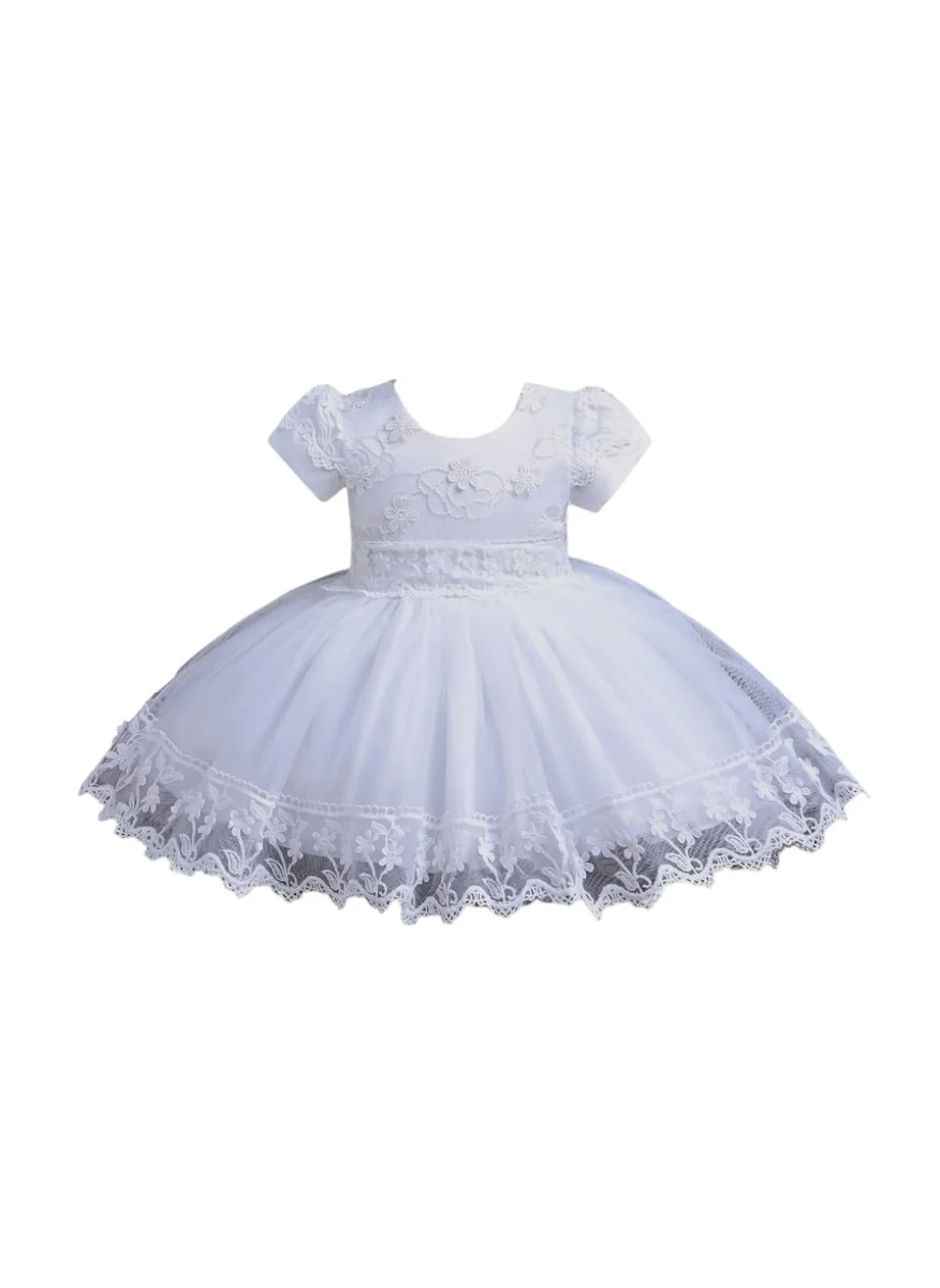 Bambimici Bambimici - Angelique Lace Baby Dress - White