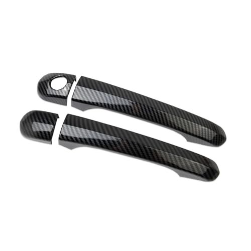 crosselec Carbon Fiber Style Door Handles Trim Cover Accessories for Chrysler Crossfire - Image 3