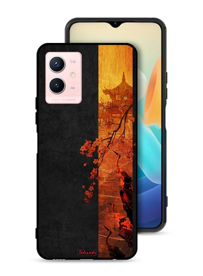 Tolwak Vivo Y33s 5G Protective Case Cover Autumn Colors Art - Image 1