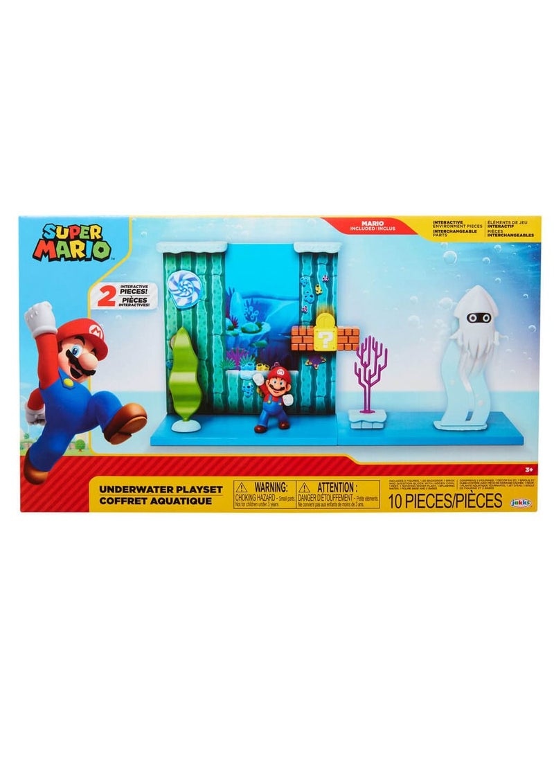 Jakks Nintendo Super Mario Underwater Playset  - Image 1