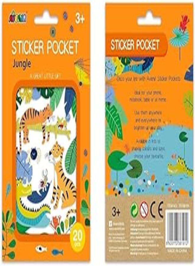 Avenir - Sticker Pocket - Jungle