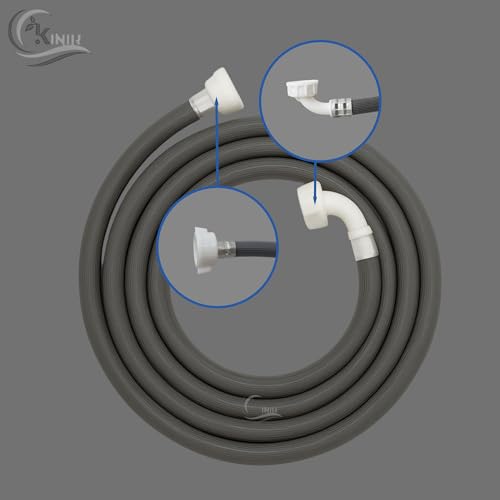 Kinik 1.5 Meter Inlet Hose Pipe for Front Loading Washing Machines | Durable PVC Water Inflow Pipe with Secure Connector - Image 3