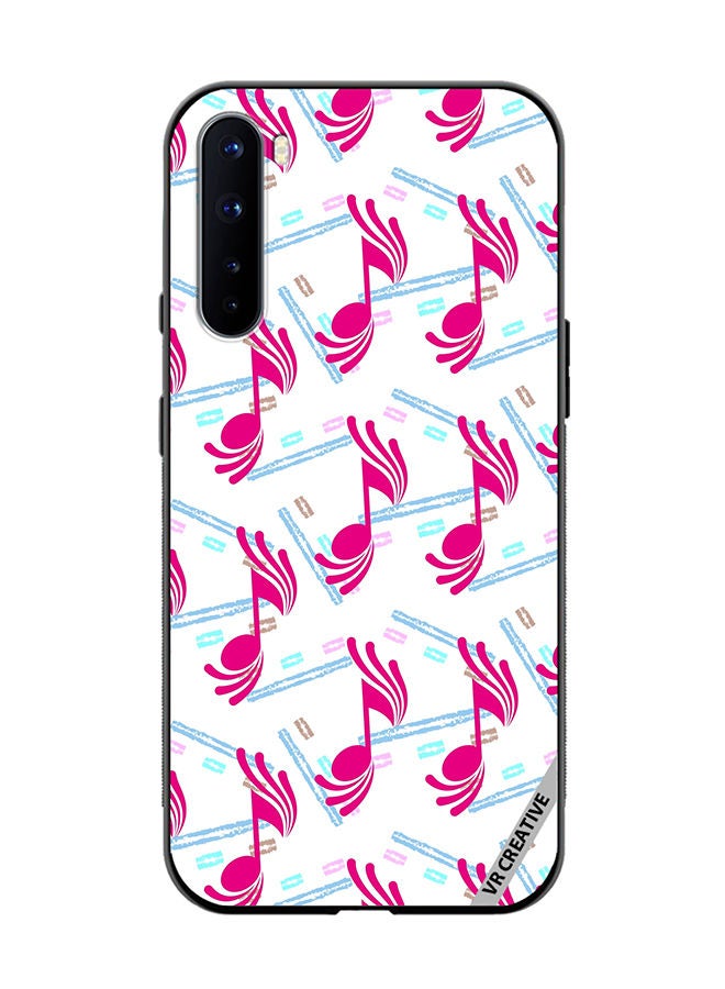 VR CREATIVE Protective Case Cover For OnePlus Nord Music Pattern Design Multicolour - Image 1