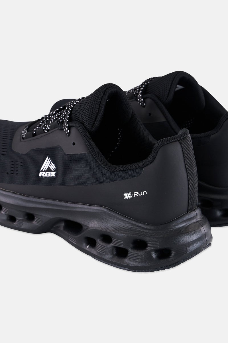 RBX Men Brand Logo Lace Up Training Shoes, Black - Image 2